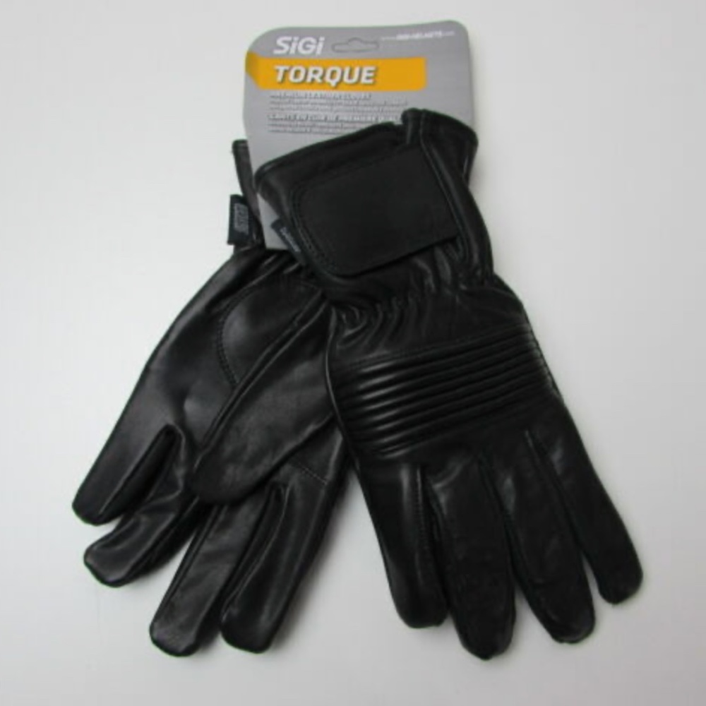 NWT SiGi Torque Motorcycle/ATV Riding Gloves BLACK MEDIUM